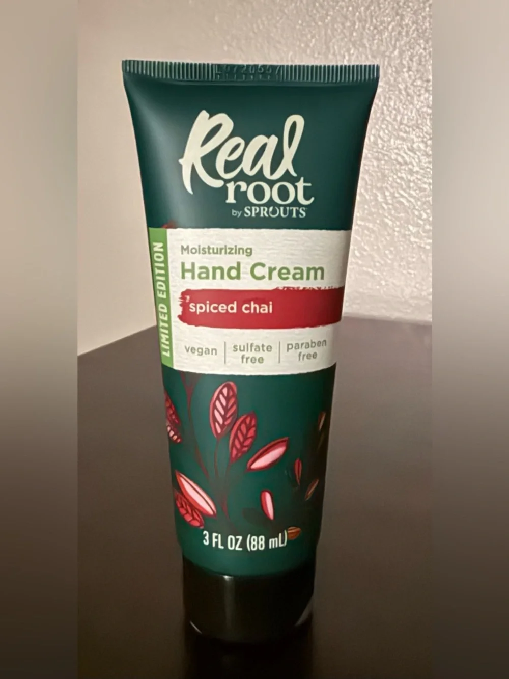 HTF Real Root by Sprouts Spiced Chai Hand Cream Limited Edition Vegan Beauty